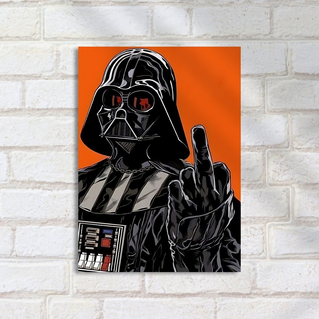 Quadro Decorativo Star Wars Darth Vader Gesto Raivoso - Imagem 2