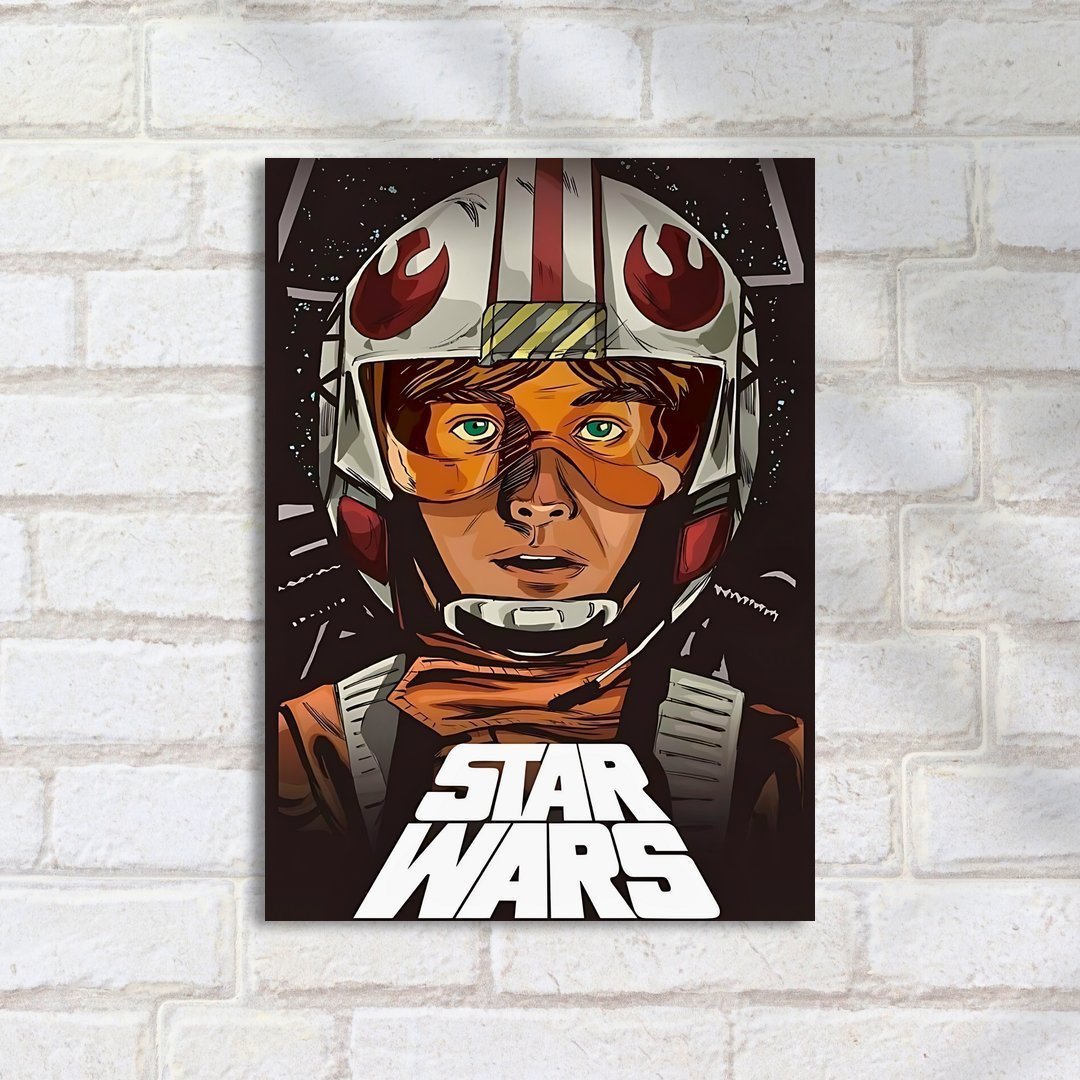 Quadro Decorativo Star Wars Star Wars Piloto Espacial - Imagem 2