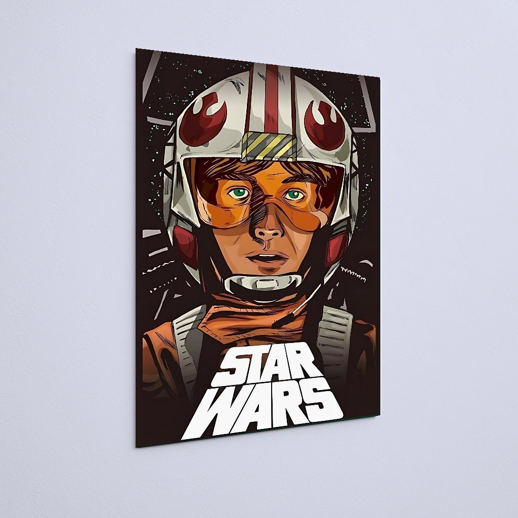 Quadro Decorativo Star Wars Star Wars Piloto Espacial - Imagem 3
