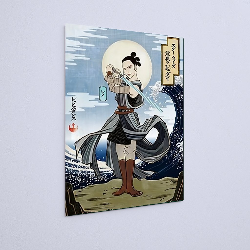 Quadro Decorativo Star Wars Rei Japonesa Onda Luz - Imagem 3
