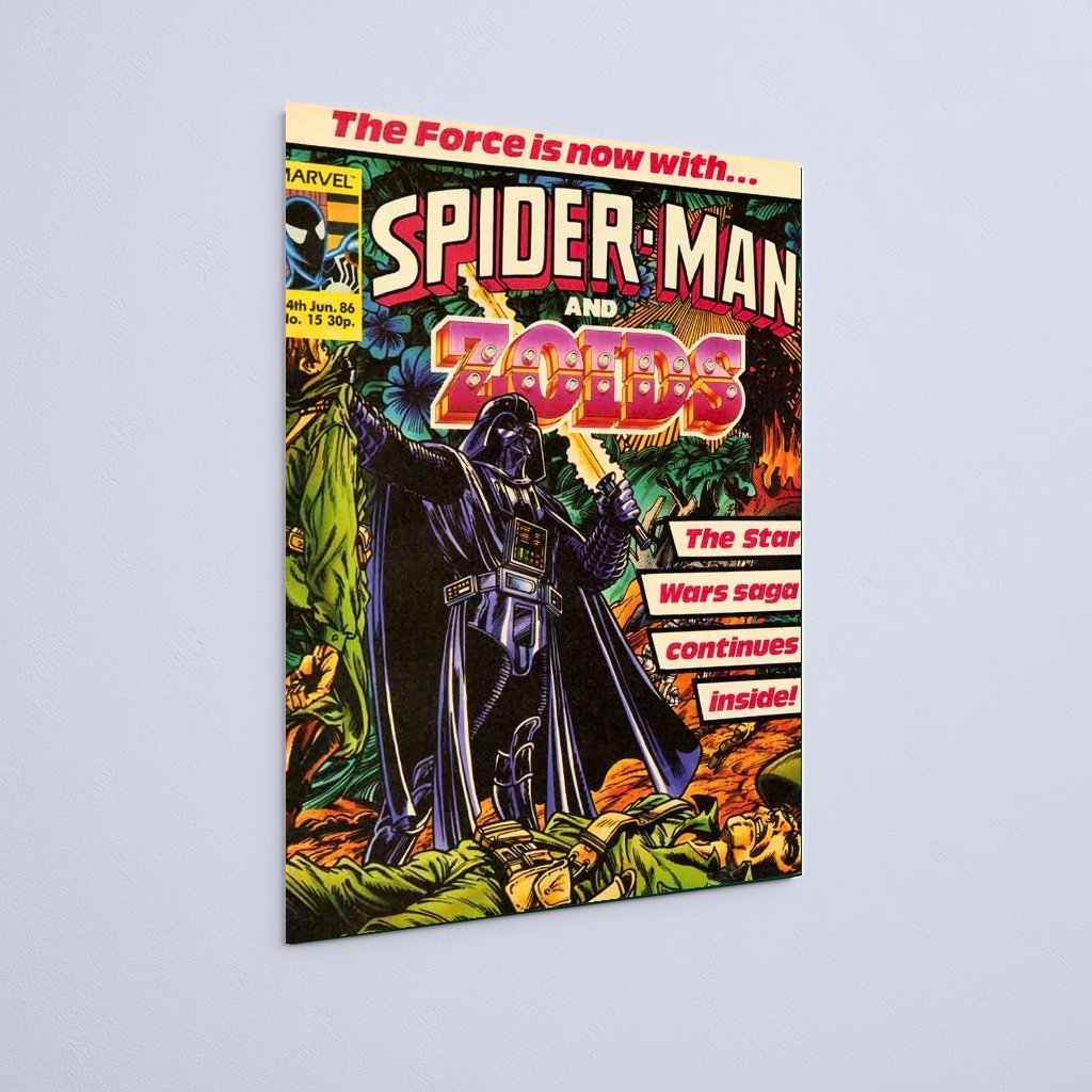 Quadro Decorativo Star Wars Spiderman Zoids Darth Vader - Imagem 3