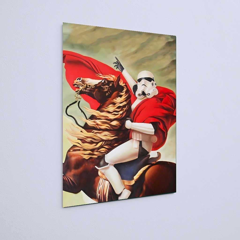 Quadro Decorativo Star Wars Stormtrooper Cavalo Vermelho - Imagem 3