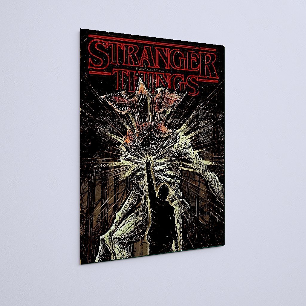 Quadro Decorativo Stranger Things Demogorgon Poster - Imagem 3