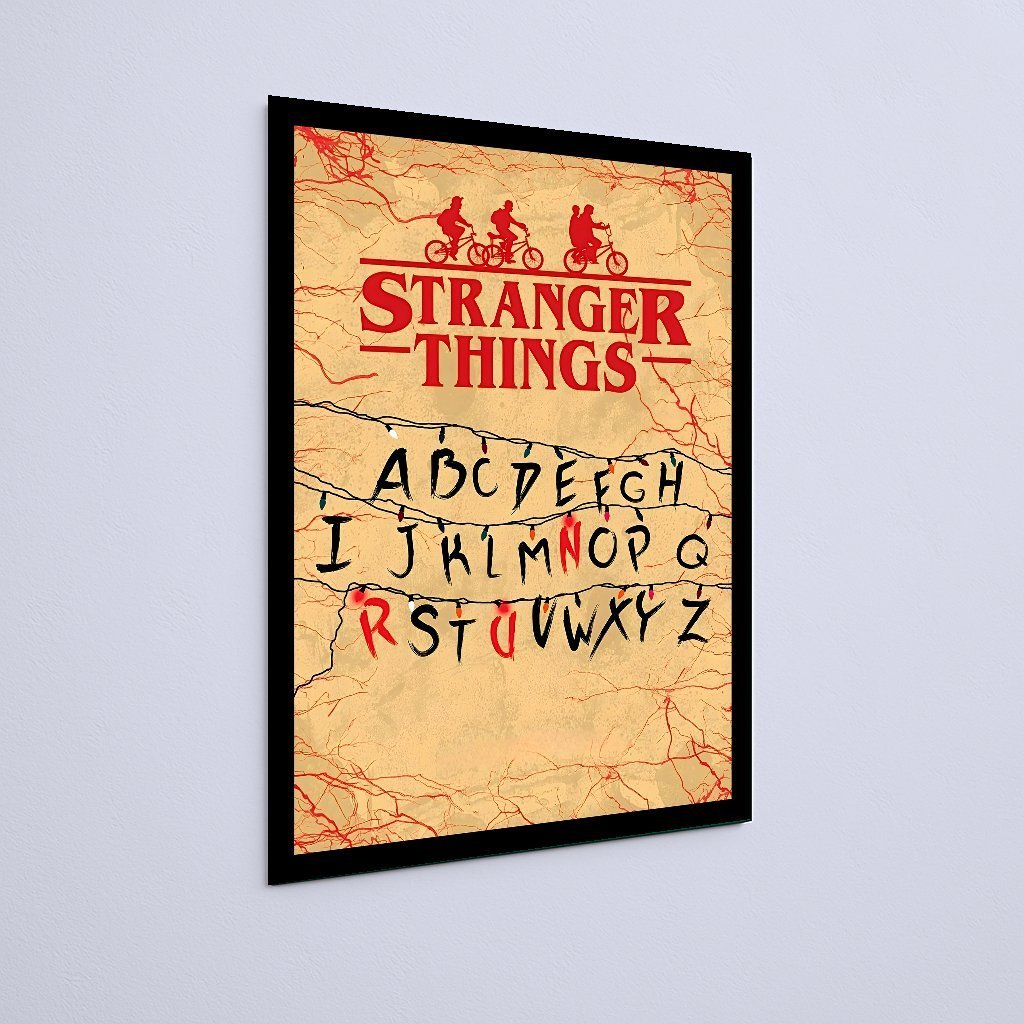 Quadro Decorativo Stranger Things Luzes Misterio - Imagem 3