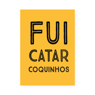 Quadro Decorativo Fui Catar Coquinhos