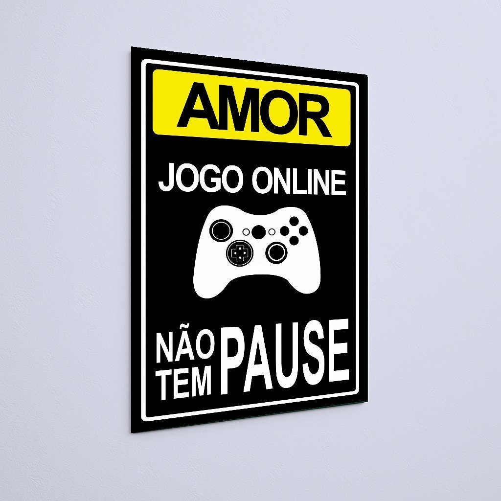 Quadro Decorativo Amor Jogo Online Controls - Imagem 3