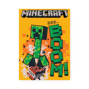 Quadro Decorativo Minecraft Creeper Minecraft Tnt Explosao