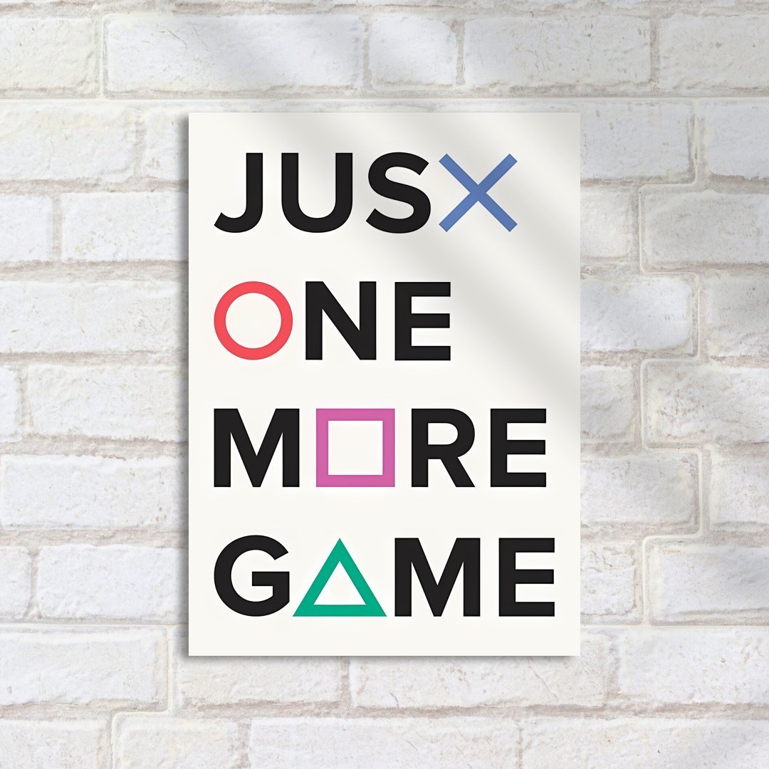 Quadro Decorativo Just One More Game - Imagem 2