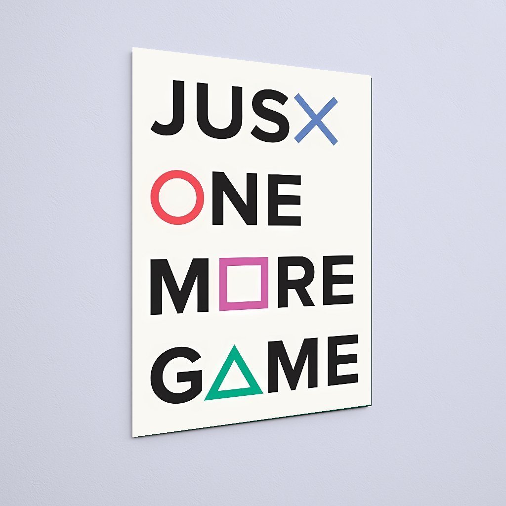 Quadro Decorativo Just One More Game - Imagem 3