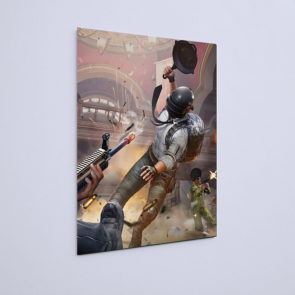 Quadro Decorativo Jugador Batalla Sarten Disparo - Imagem 3