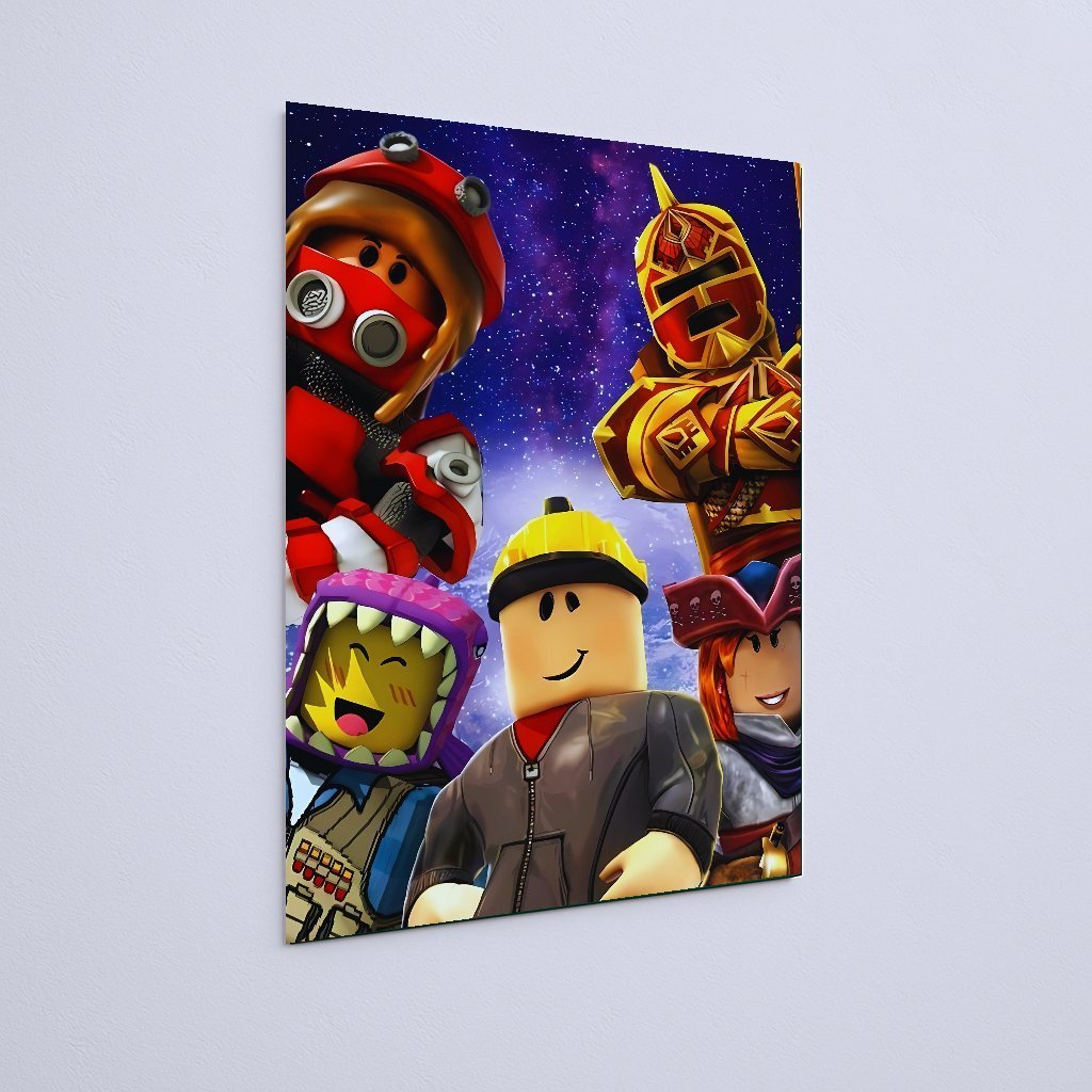 Quadro Decorativo Lego Personagens Fundo Espacial - Imagem 3