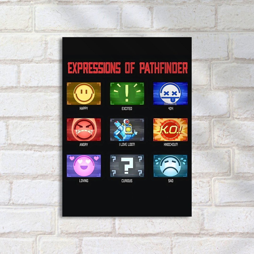Quadro Decorativo Expressions Of Pathfinder Emojis - Imagem 2