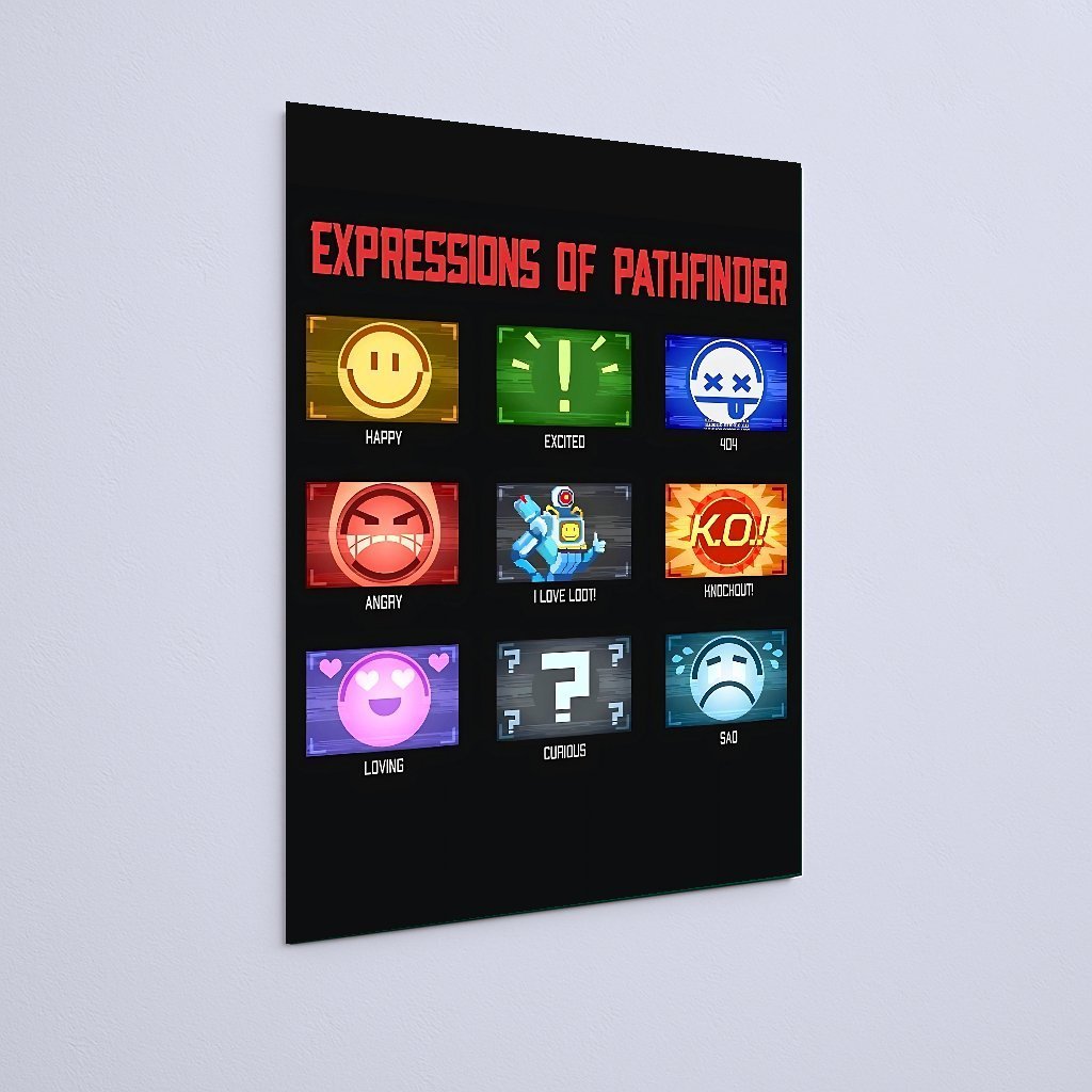 Quadro Decorativo Expressions Of Pathfinder Emojis - Imagem 3