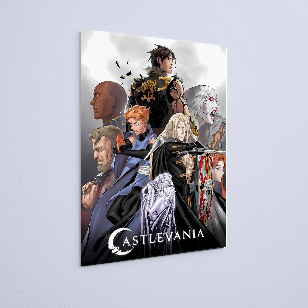 Quadro Decorativo Castlevania Personagens Principais - Imagem 3