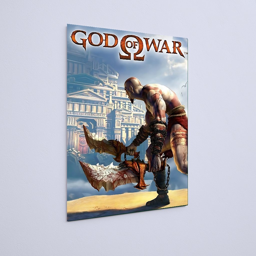 Quadro Decorativo Kratos God Of War - Imagem 3