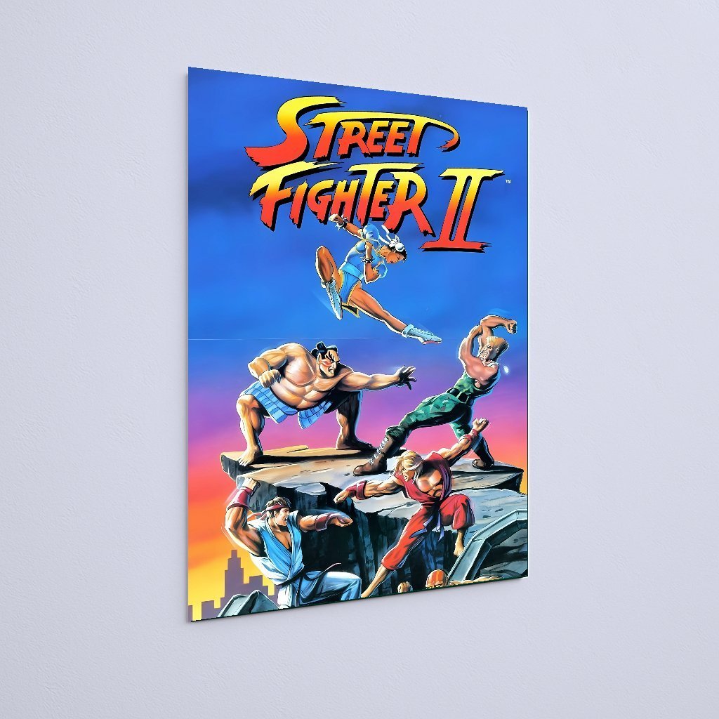 Quadro Decorativo Street Fighter Arte Personagens - Imagem 3