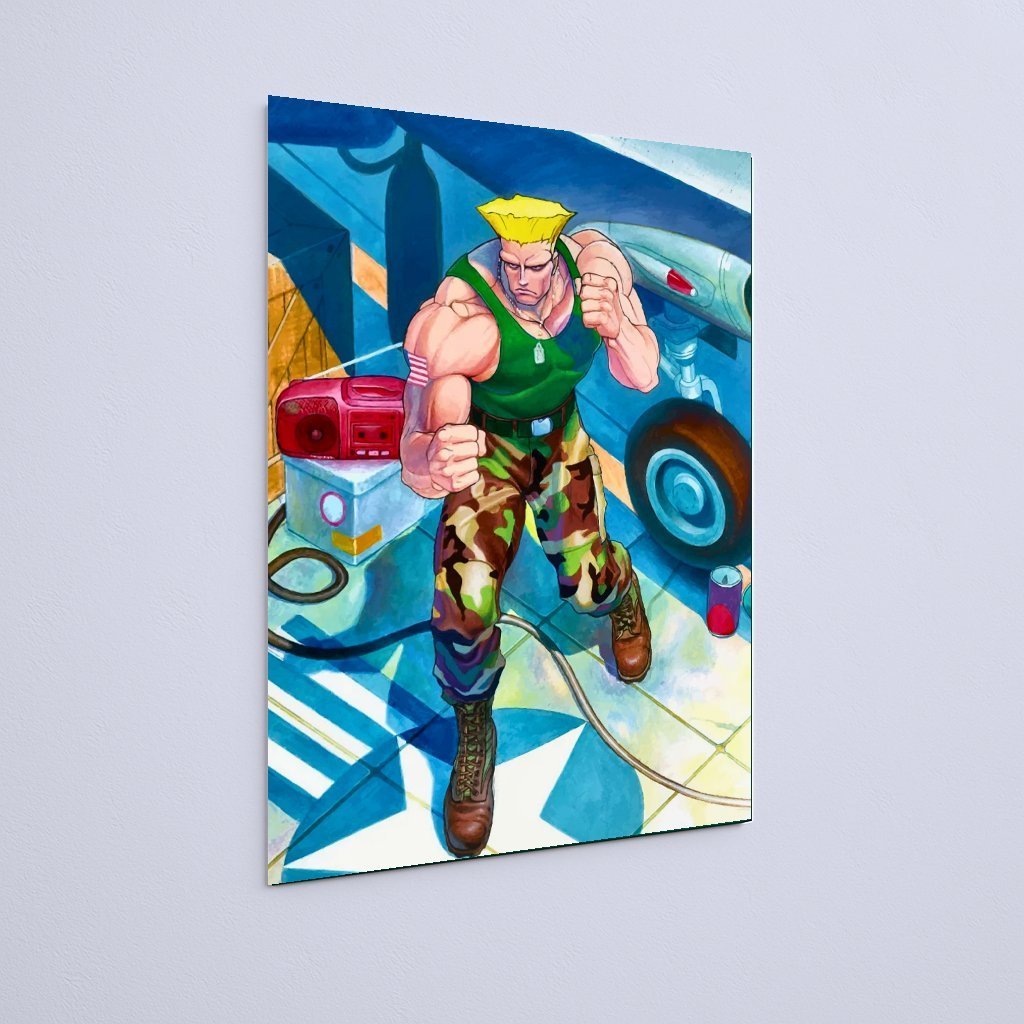 Quadro Decorativo Lutador Topete Verde Camuflado - Imagem 3