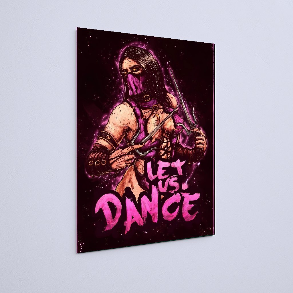 Quadro Decorativo Mileena Armas Danca Purpura - Imagem 3