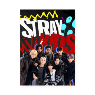 Quadro Decorativo Stray Kids Poster Colorido Kpop