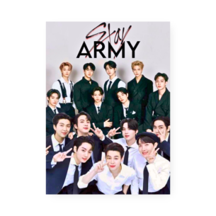 Quadro Decorativo Bts Stray Kids Juntos Kpop