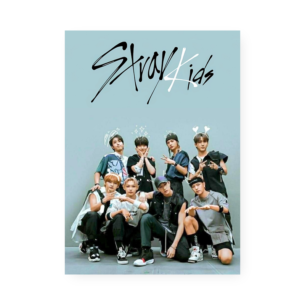 Quadro Decorativo Stray Kids Grupo Pose Kpop