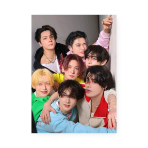 Quadro Decorativo Enhypen Colorido Kpop