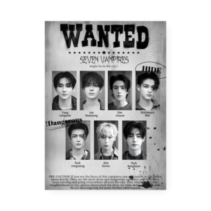 Quadro Decorativo Seven Wanted Vampires Poster
