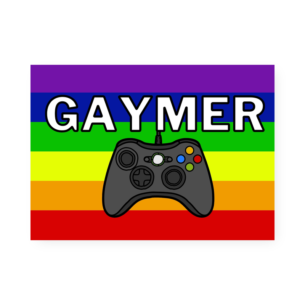 Quadro Decorativo Gaymer Bandeira Controle