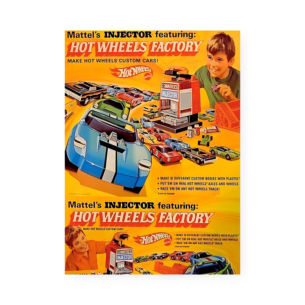 Quadro Decorativo Hot Wheels Factory Mattel