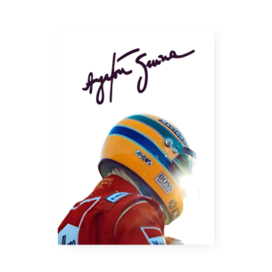 Quadro Decorativo Desconhecido Piloto F1 Capacete