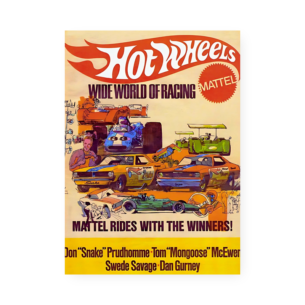 Quadro Decorativo Hot Wheels Corrida Mattel