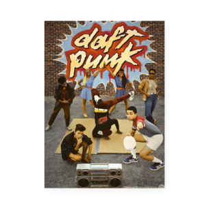 Quadro Decorativo Daft Punk Danca Rua