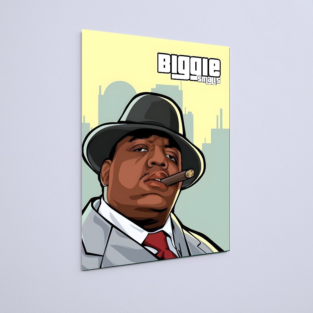 Quadro Decorativo Desenho Rap Terno Charuto - Imagem 3