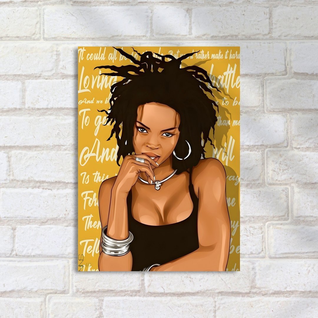 Quadro Decorativo Mulher Ilustracao Estilo Unico - Imagem 2
