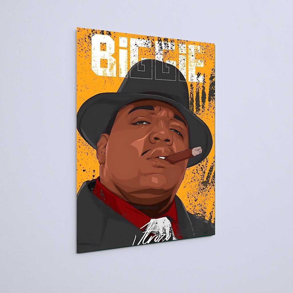 Quadro Decorativo Desenho Homem Chapeu Charuto - Imagem 3