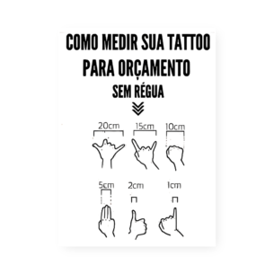 Quadro Decorativo Medir Tatuagem Sem Regua