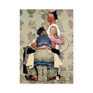 Quadro Decorativo Norman Rockwell Tatuador