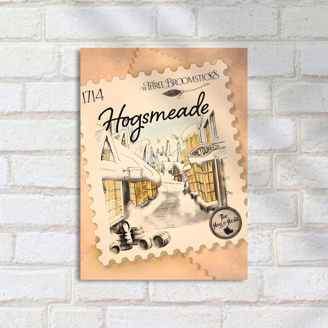 Quadro Decorativo Harry Potter Vila Neve Misterio 2 Quadro Decorativo Harry Potter Vila Neve Misterio - Imagem 2