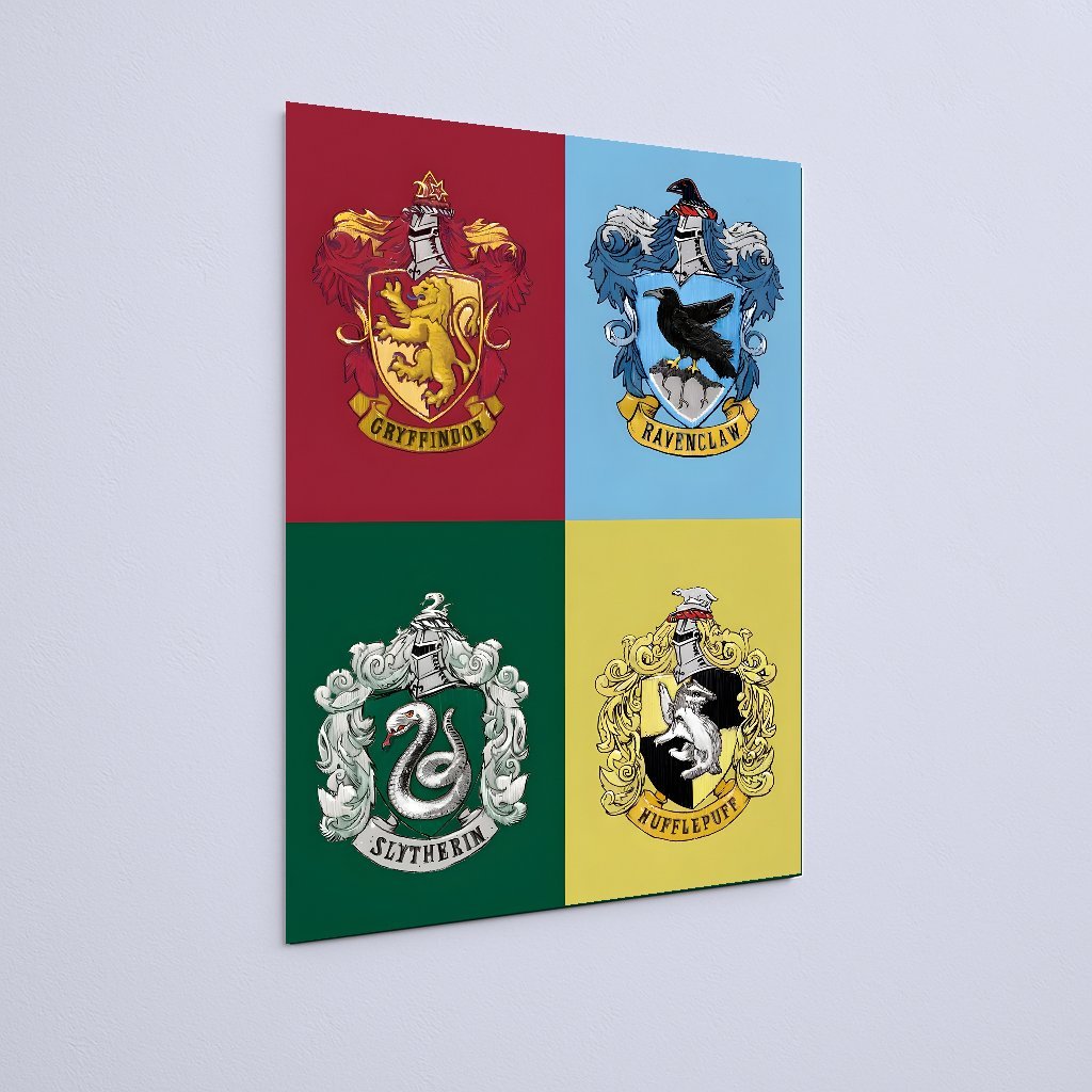 Quadro Decorativo Harry Potter Casas Magia Harry Potter 3 Quadro Decorativo Harry Potter Casas Magia Harry Potter - Imagem 3